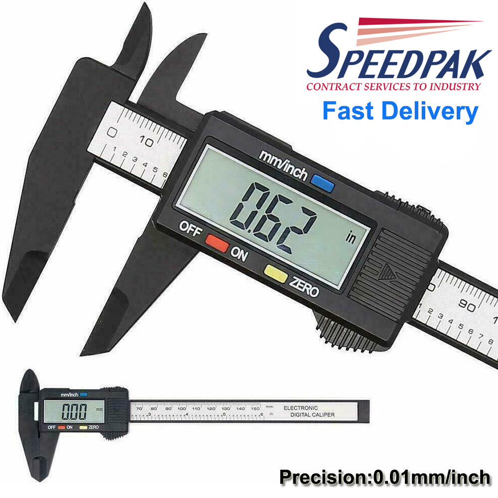 150mm Digital Caliper Micrometer LCD Gauge Vernier Electronic Measuring Ruler