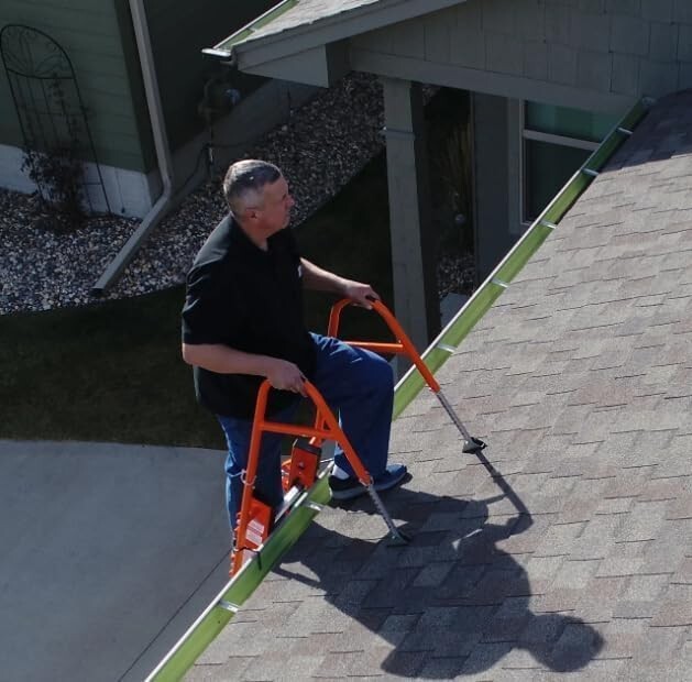 Bighorn Patent Stabilizer Ladder Safety Rails Stand Off Heavy Duty Ball Mount!