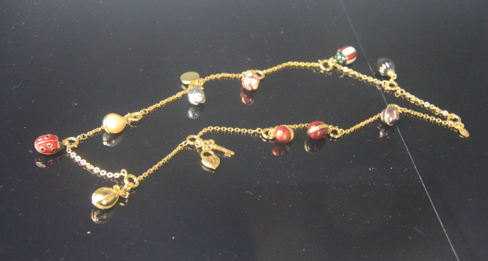 Joan Rivers Faberge Egg Charm Necklace