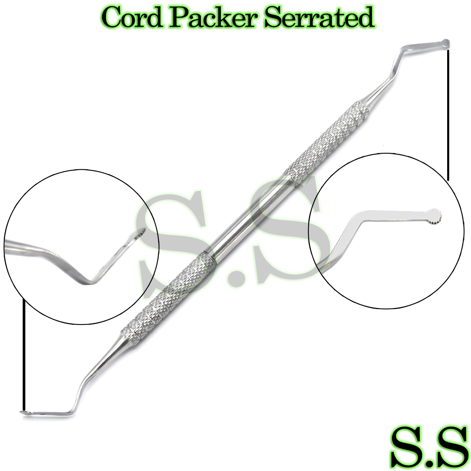 Cord Packer Serrated BN1 Dental Instruments