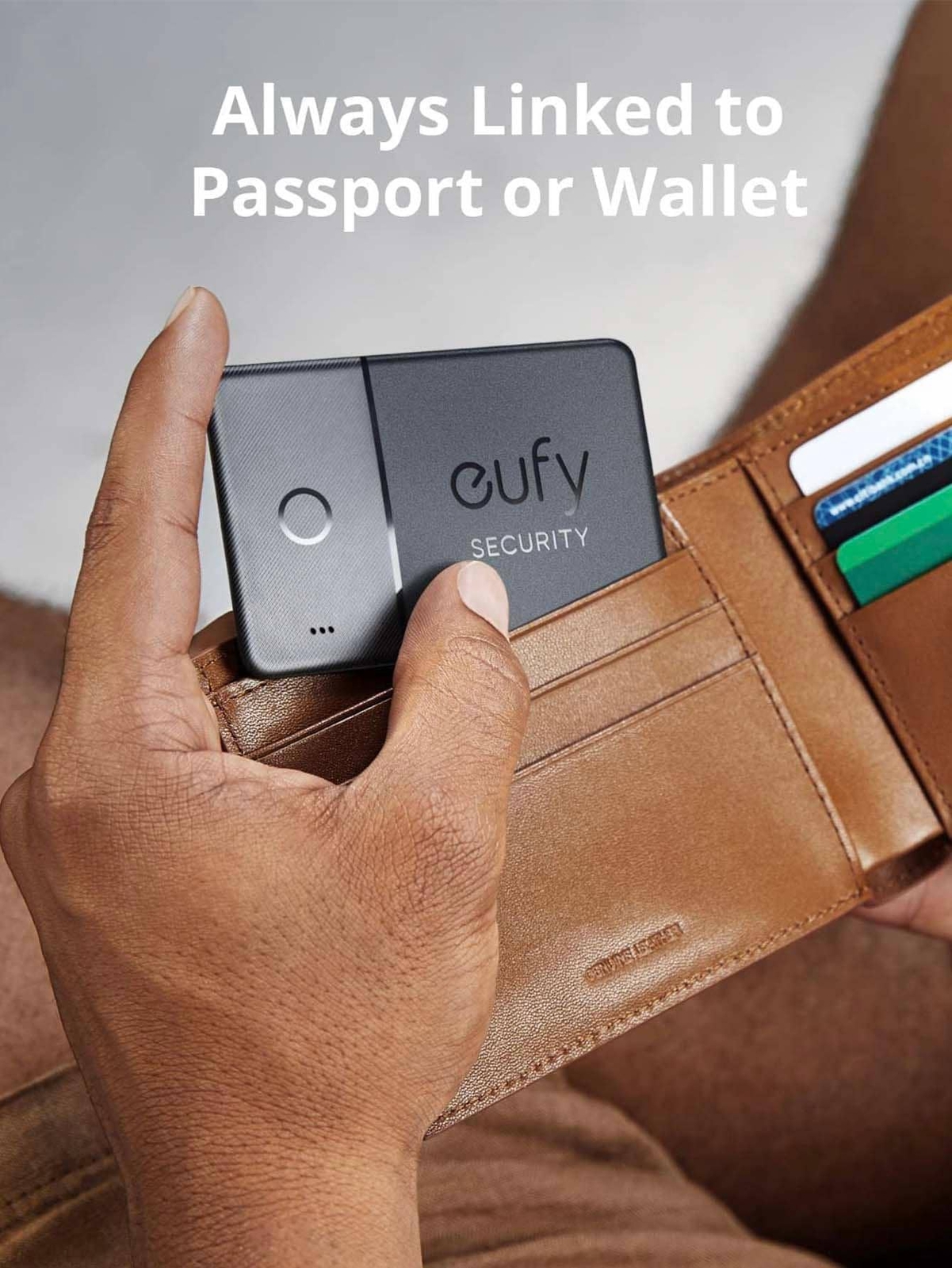 eufy by Anker SmartTrack Card Wallet Tracker Phone Finder Work W/ Apple Find My