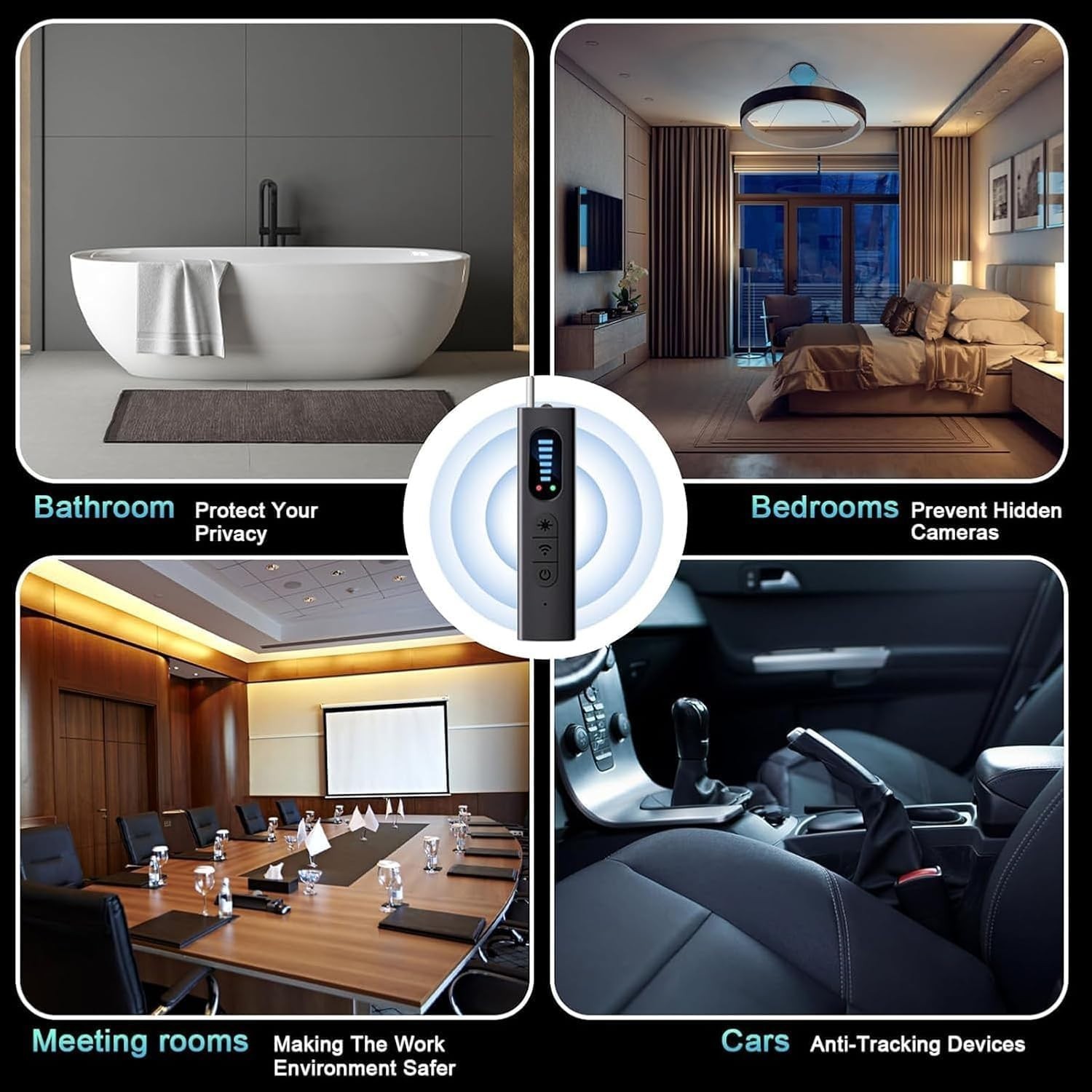 ⭐⭐⭐⭐⭐ Detector Profesional De Camaras Espias y Microfonos GPS Grabadoras 2025