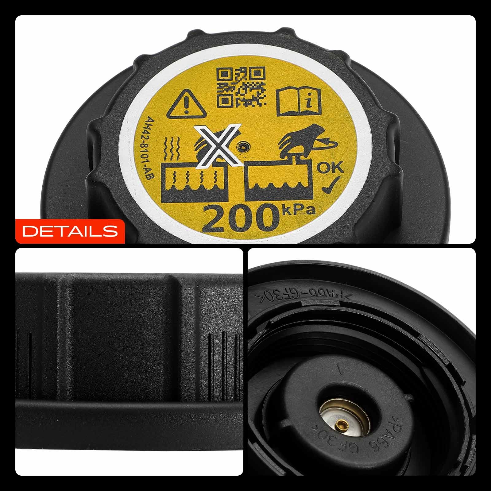 Coolant Overflow Expansion Tank Cap for Land Rover Discovery Range Rover Sport