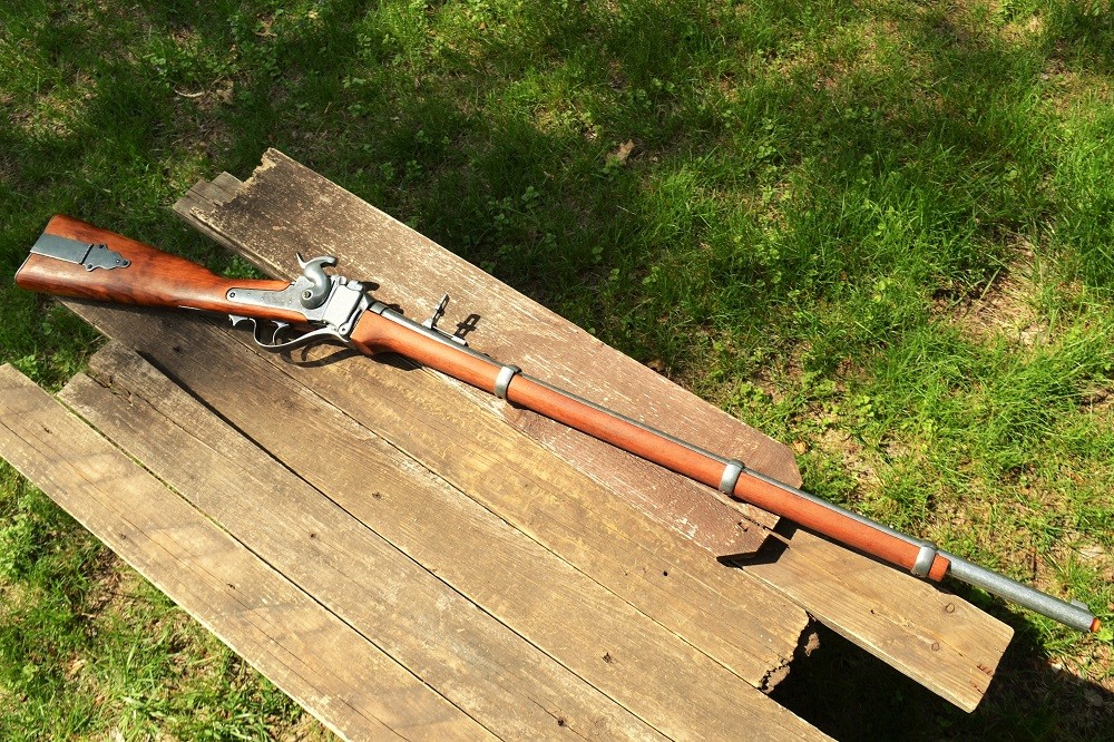 Sharps 1859 Military Civil War Rifle - Old West - Union Cavalry - Denix Replica