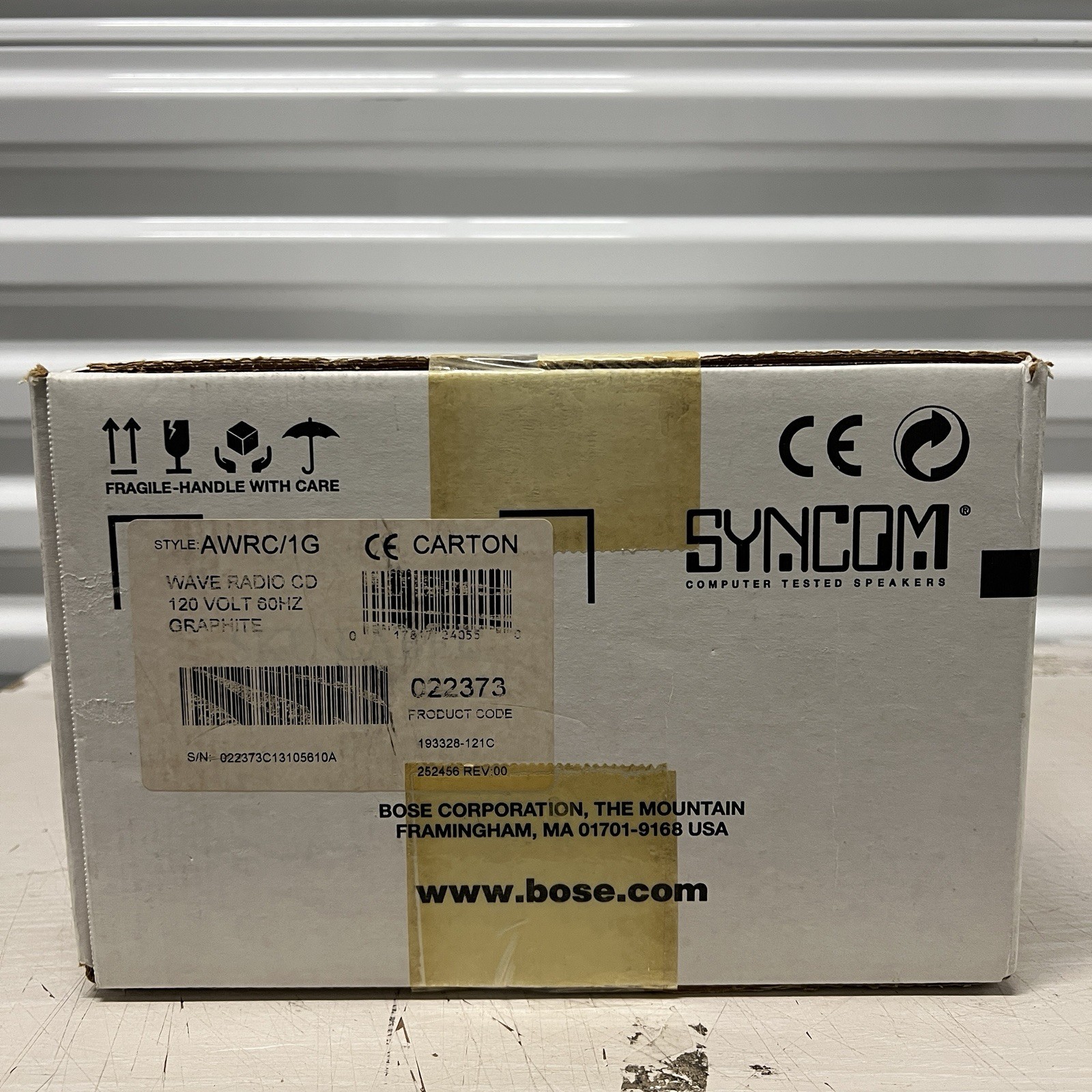 Bose Wave Radio CD AWRC/1G Graphite Factory Sealed In Original Box AWRC1G