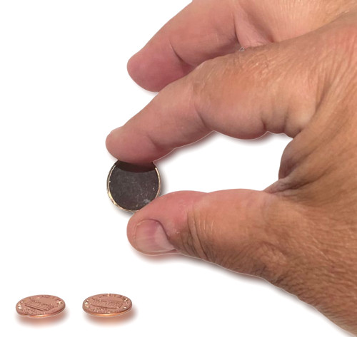 3 STEEL SHIM SHELL US PENNY TAIL Dime Magic Trick Hollow Coin Magnetic Vanish