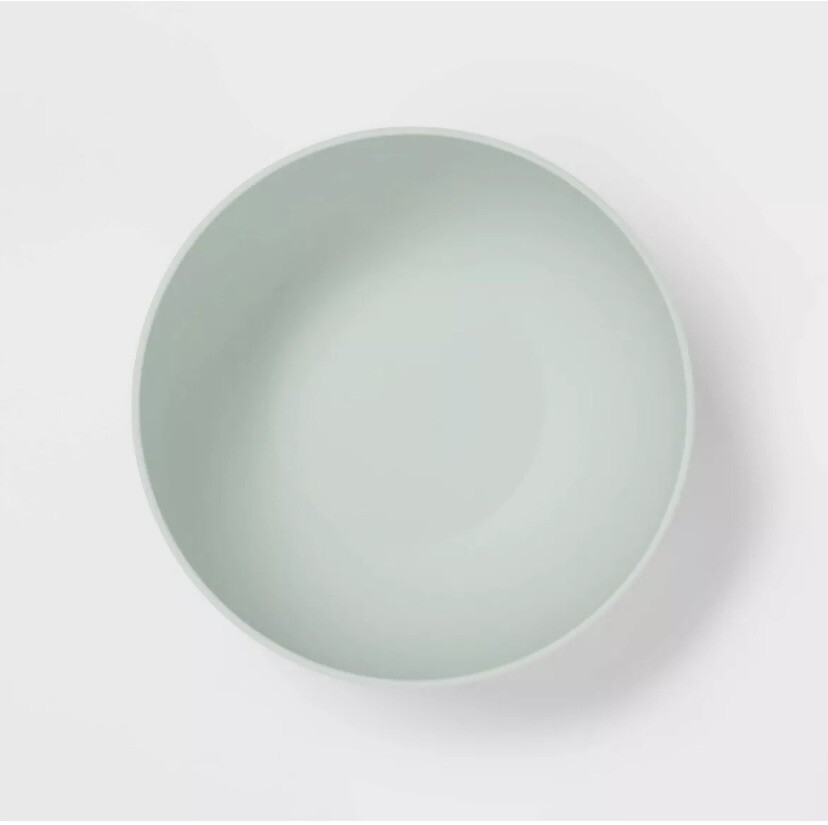 Room Essentials Set Of 4 Mint Green37 oz. Plastic Dining Cereal Bowl 200-05-0028