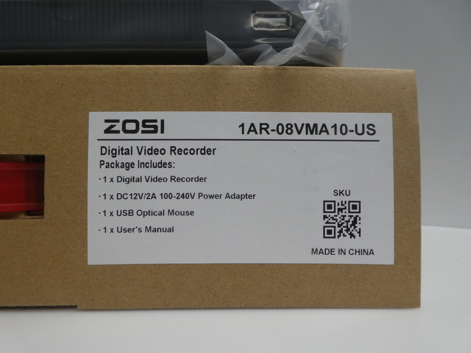 ZOSI 1AR-08VMA10-US H.265+ 5MP 8-Channel Lite DVR