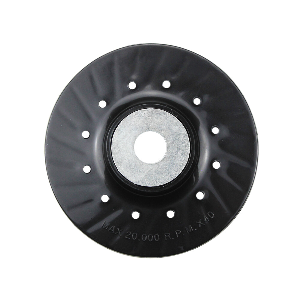 4-1/2" x 5/8"-11 Resin Fiber Disc Backing Pad with Lock Nut for Angle Grinder