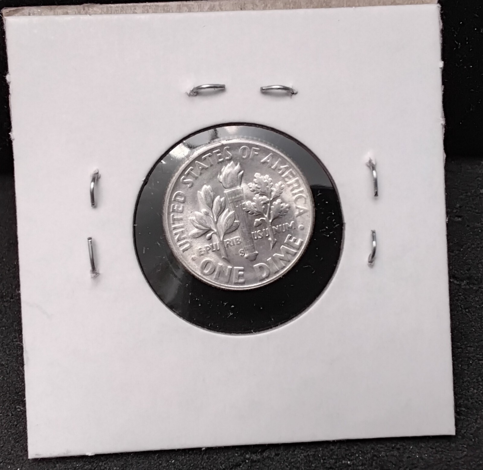 1955-S ROOSEVELT SILVER DIME - GEM - A17