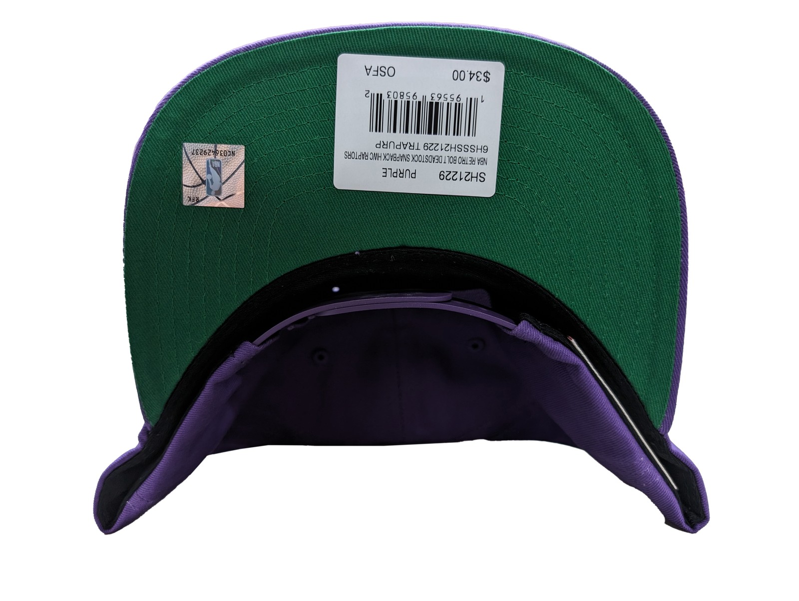 Mitchell & Ness Pl NBA Toronto Raptors Retro Bolt Deadstock HWC Snapback - OSFA