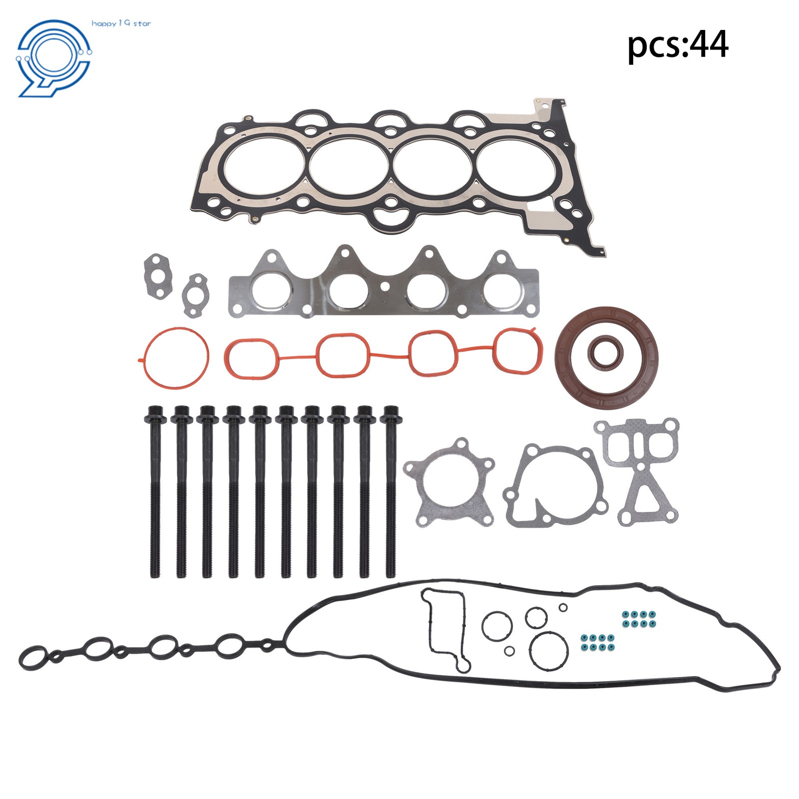 Head Gasket With Bolts Set For Hyundai Kia Accent Rio 2012-2016 1.6L L4 DOHC 16v