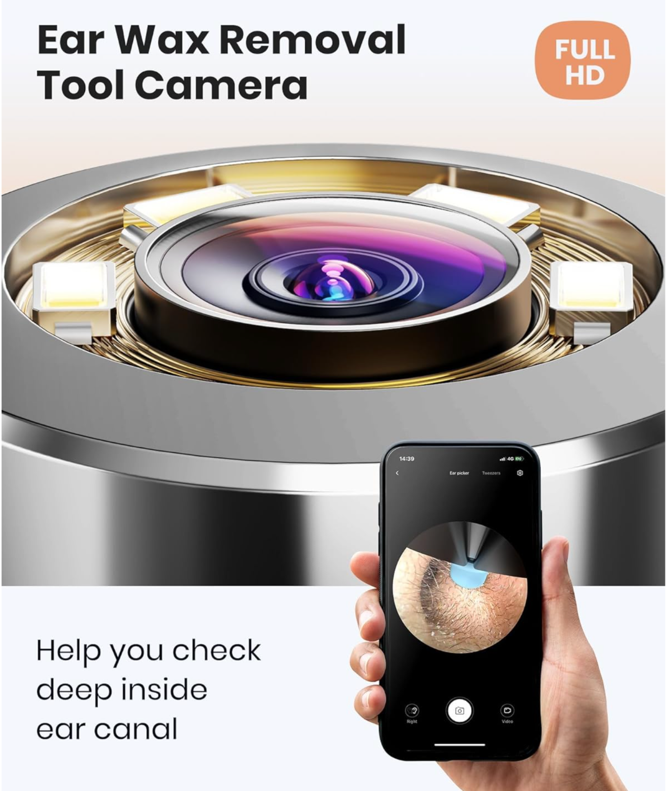 BEBIRD Note5 Pro Visual Smart 10 Megapixel HD Ear Wax Removal Endoscope Camera