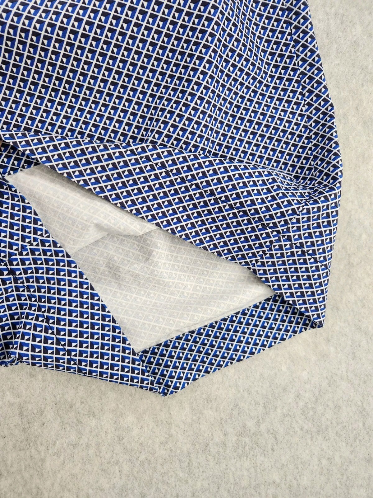 Soft! RLX Men’s Ralph Lauren Blue Black Golf Shorts 4 Pockets Large Size 36