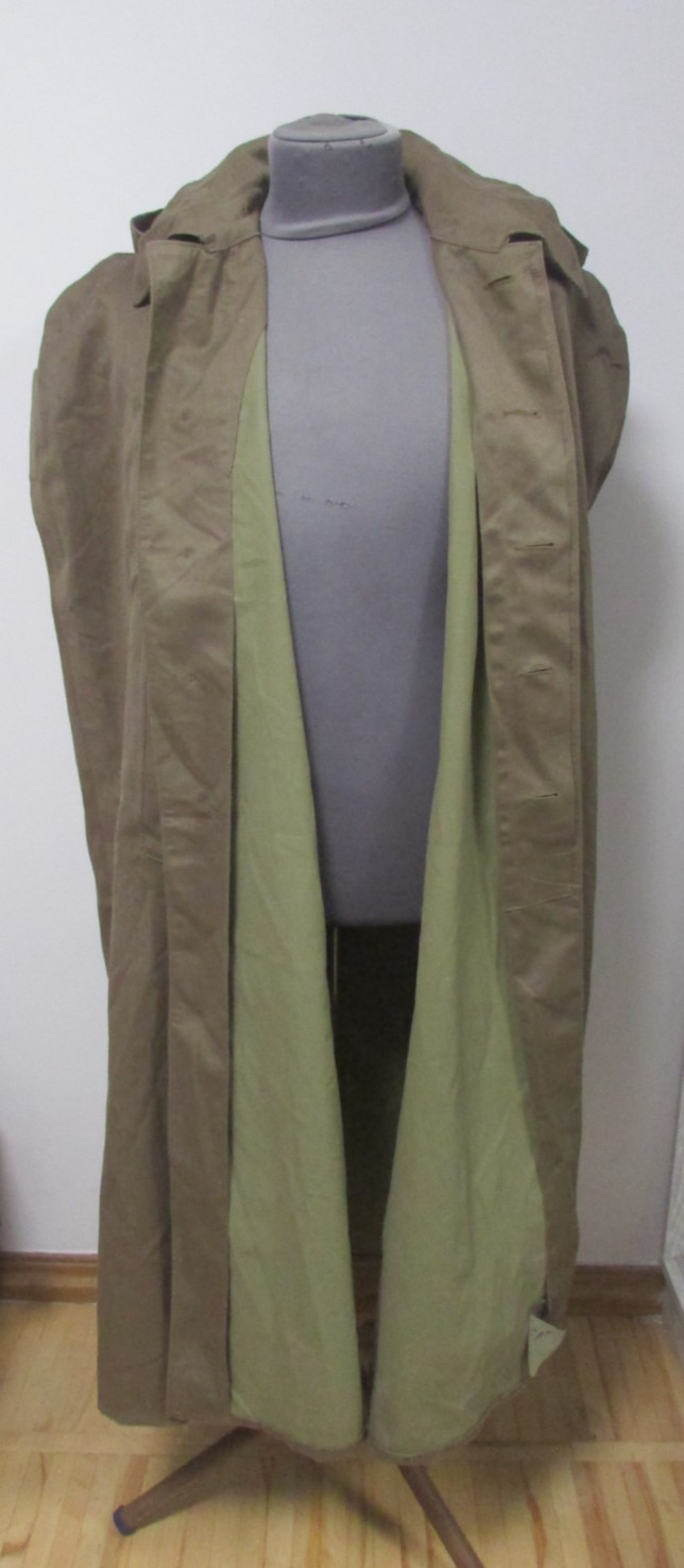 uniform USSR soviet Army officers raincoat cape military tent hunting fishing