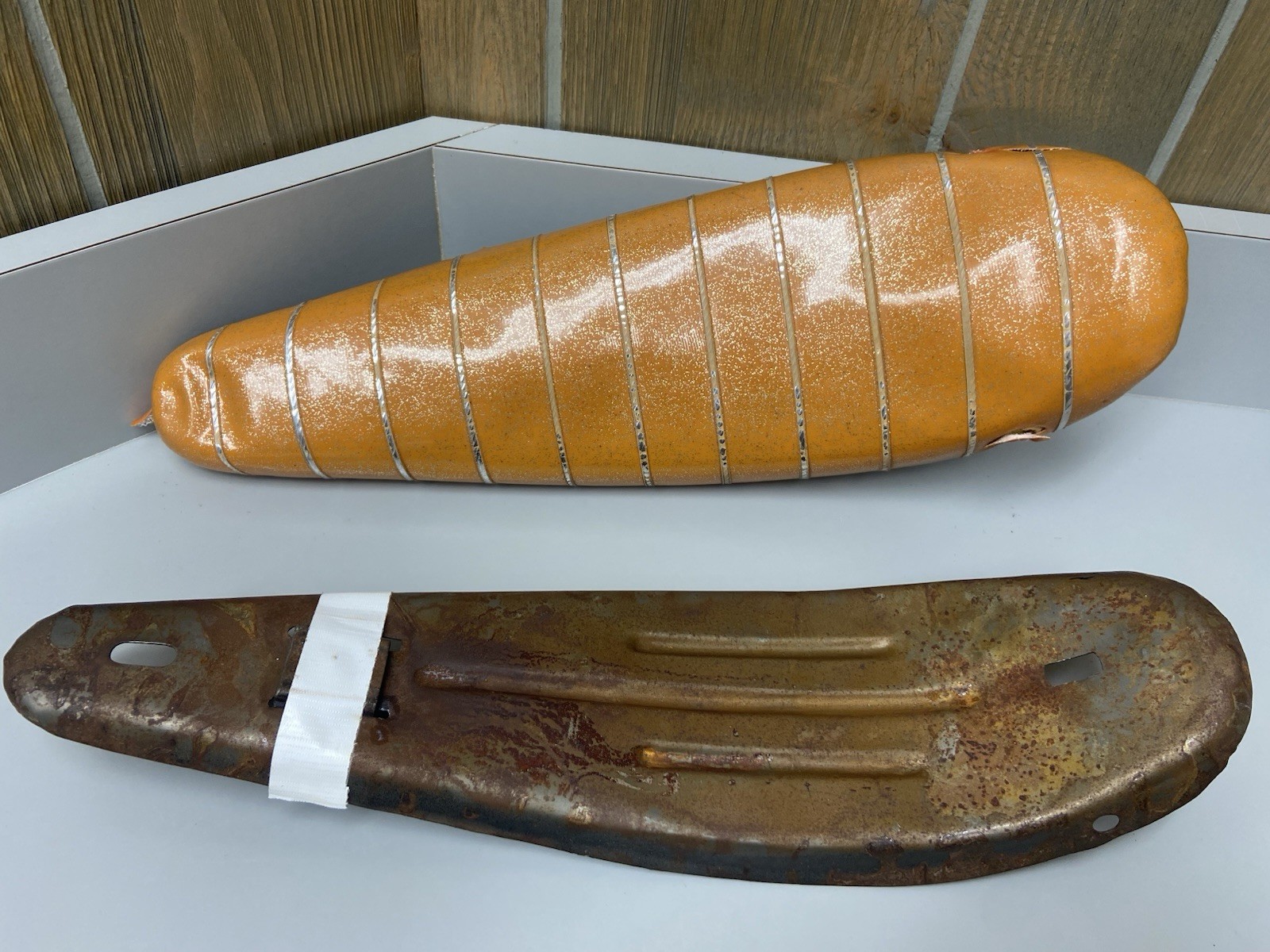 Original Orange SWING BIKE VINTAGE MUSCLE BICYCLE Banana Seat Needs Restored