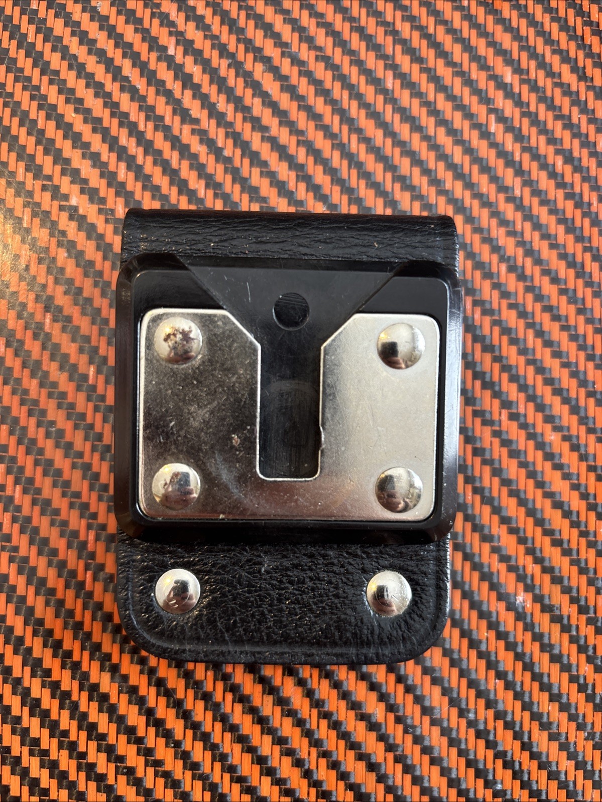 VTG Kenwood leather 2 Way Radio holster made in USA Detachable