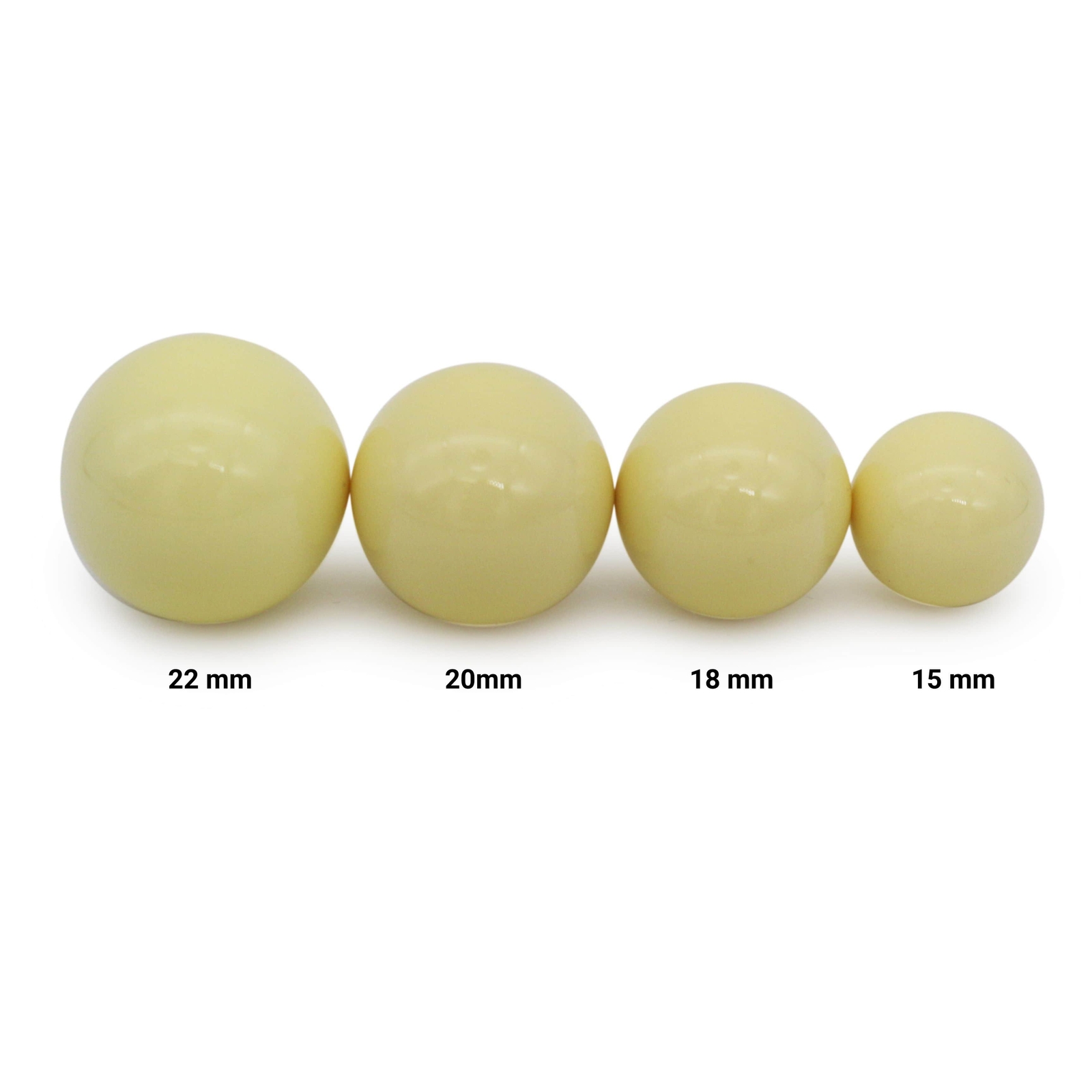 10 Roulette Balls - Professional Casino Quality - 4 Sizes to Fit your Wheel