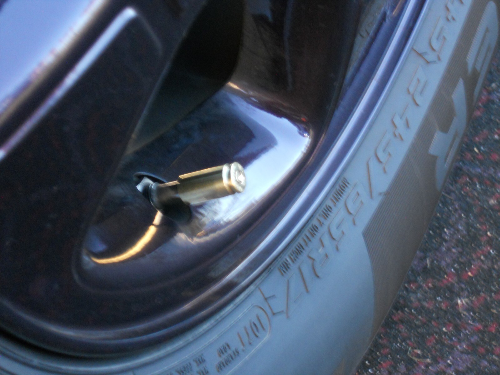 40 Caliber, 40 S&W FREEDOM SEEDS 5 Polished Brass Bullet Tire Valve Stem Caps,