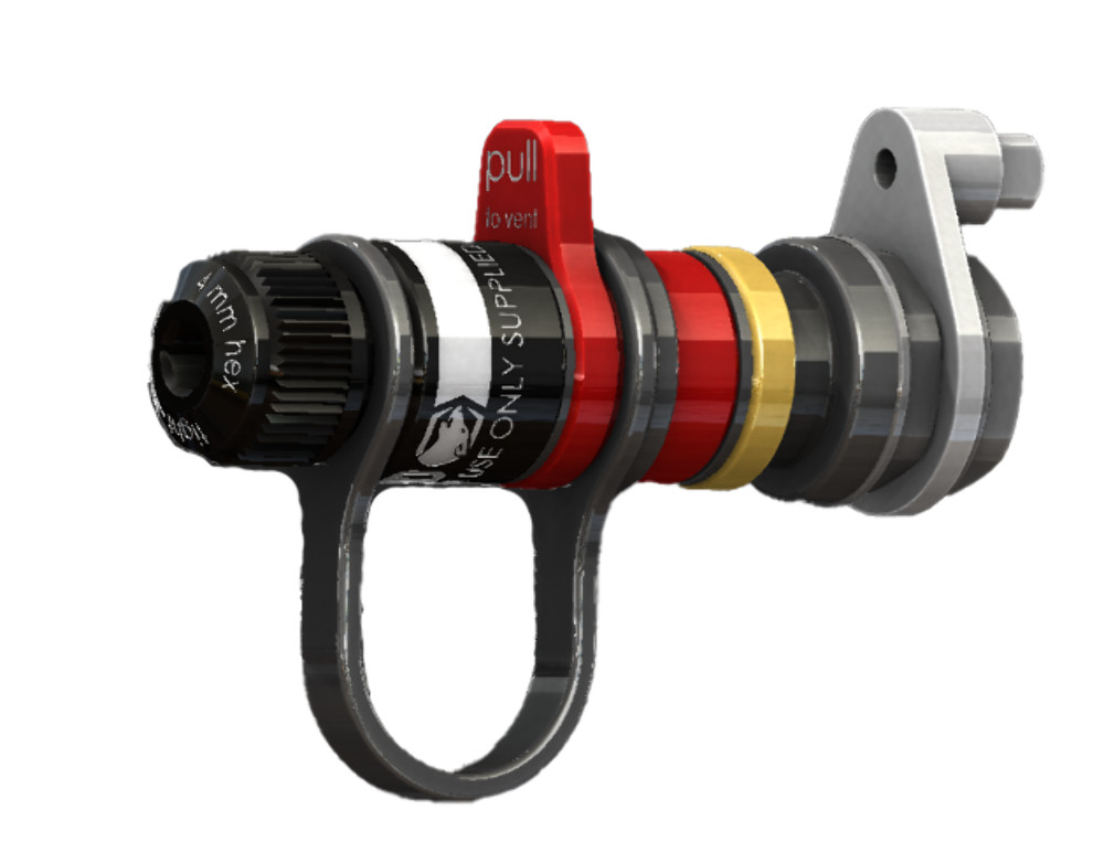 Apex Rapid Tire Deflator Valve Stems EZ Lever Tire Deflation RPV with TPMS