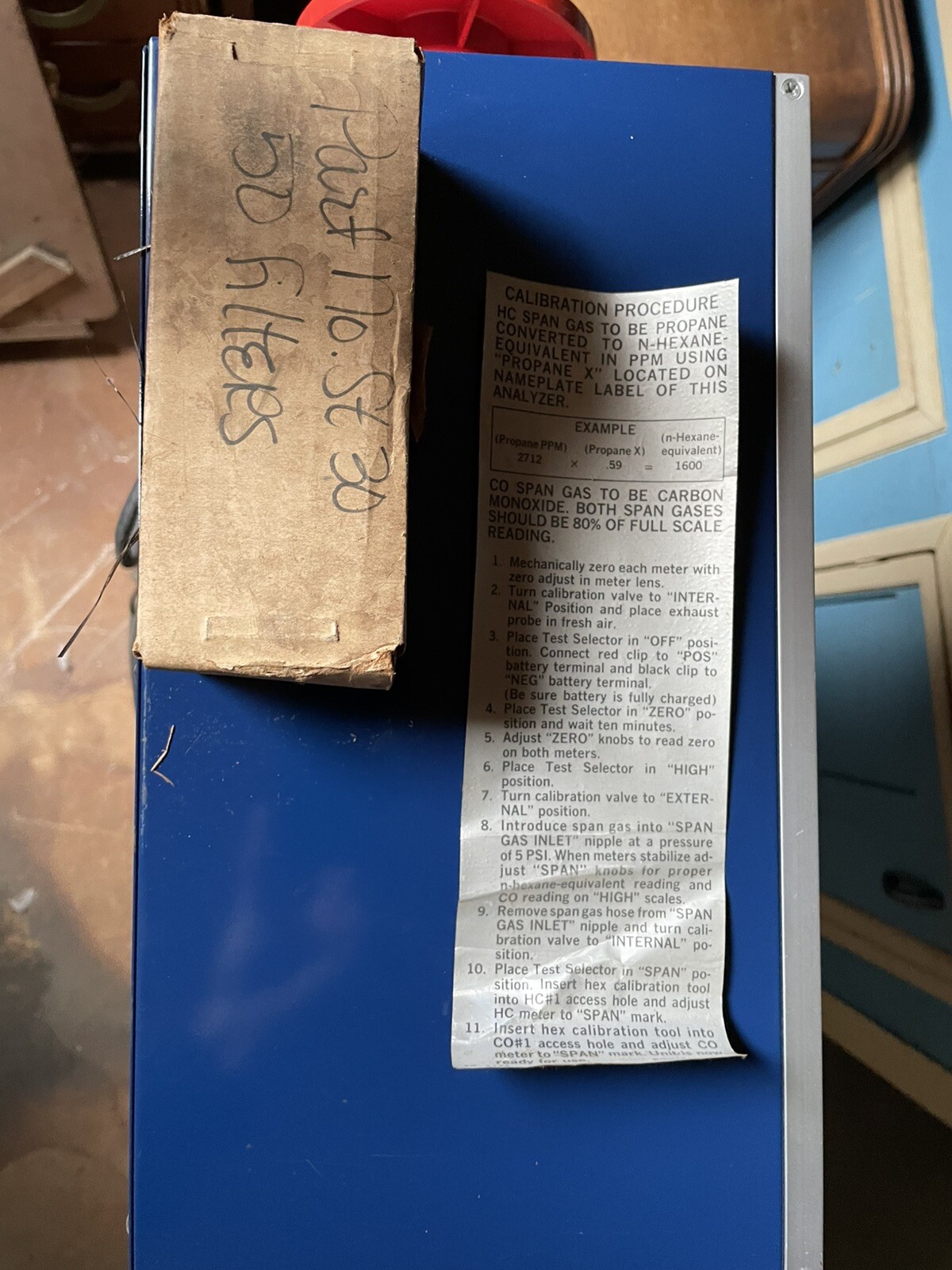 Ac St-500 Emission Analyzer Vintage