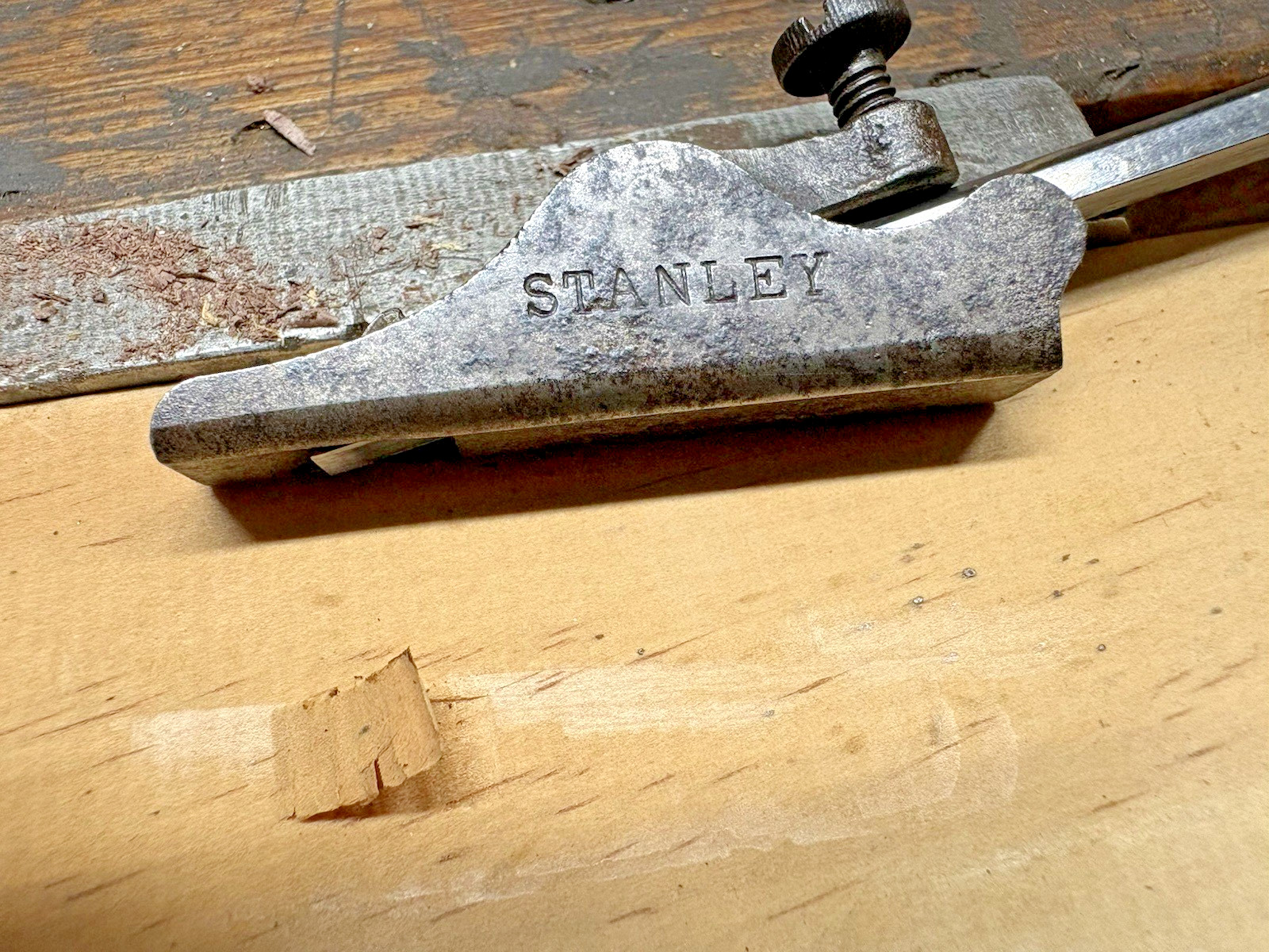 Stanley No 96 Blind Nailer w/ chisel gauge RARE tool