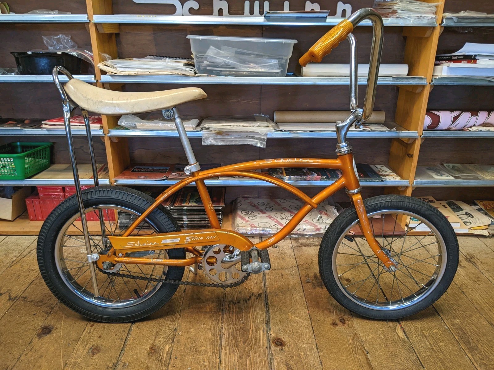 Original AD January 1968 Coppertone Schwinn Stingray Midget 16" Single Speed