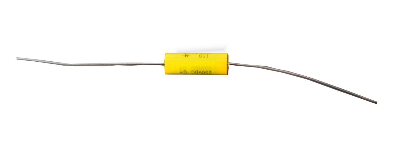 Mallory Mustard Capacitor .022uf 5% 250v Type 150 Axial Leaded Metallized Poly