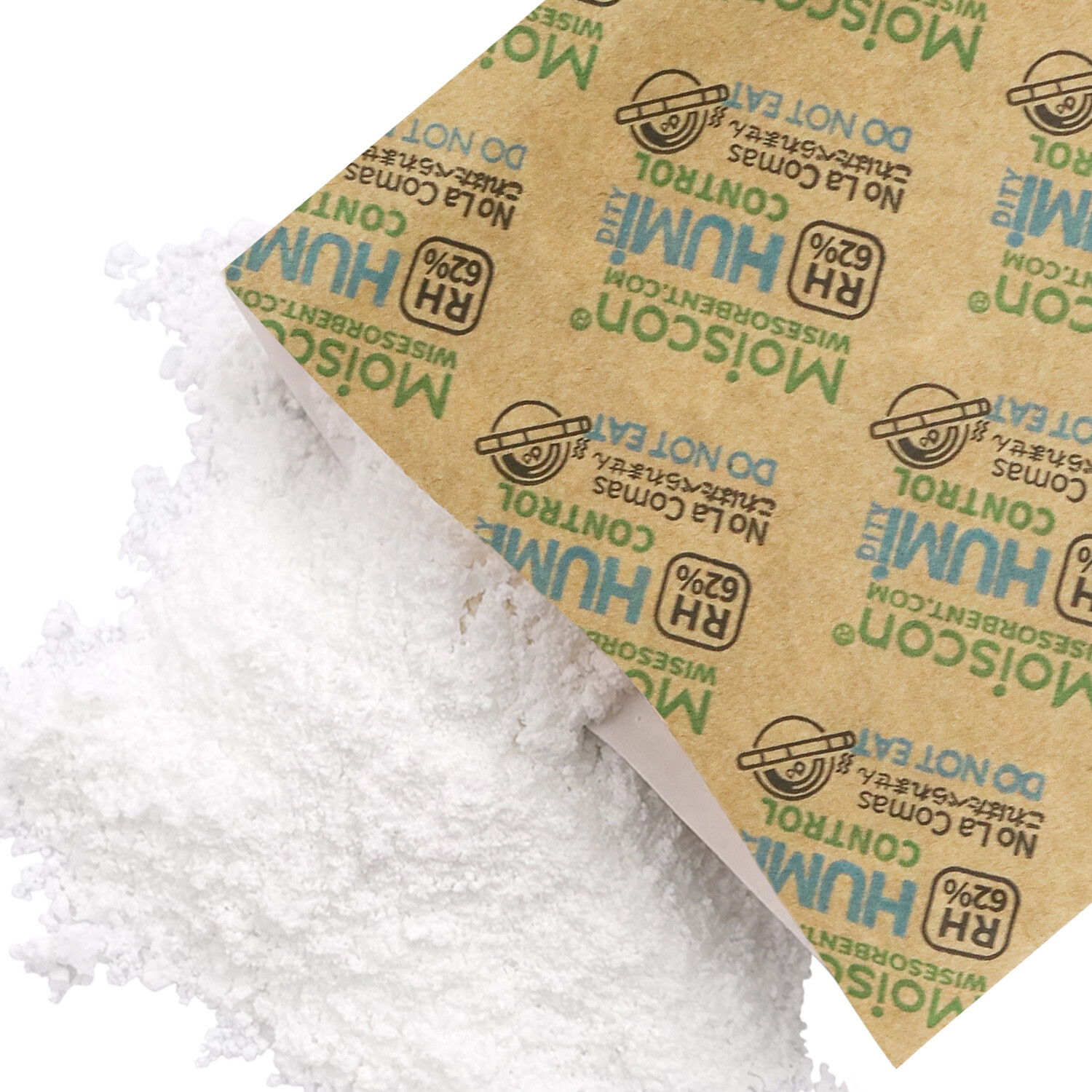 62% RH 67 Gram 2-Way Humidity Control Packs for Storing 1lb Individually Wrapped