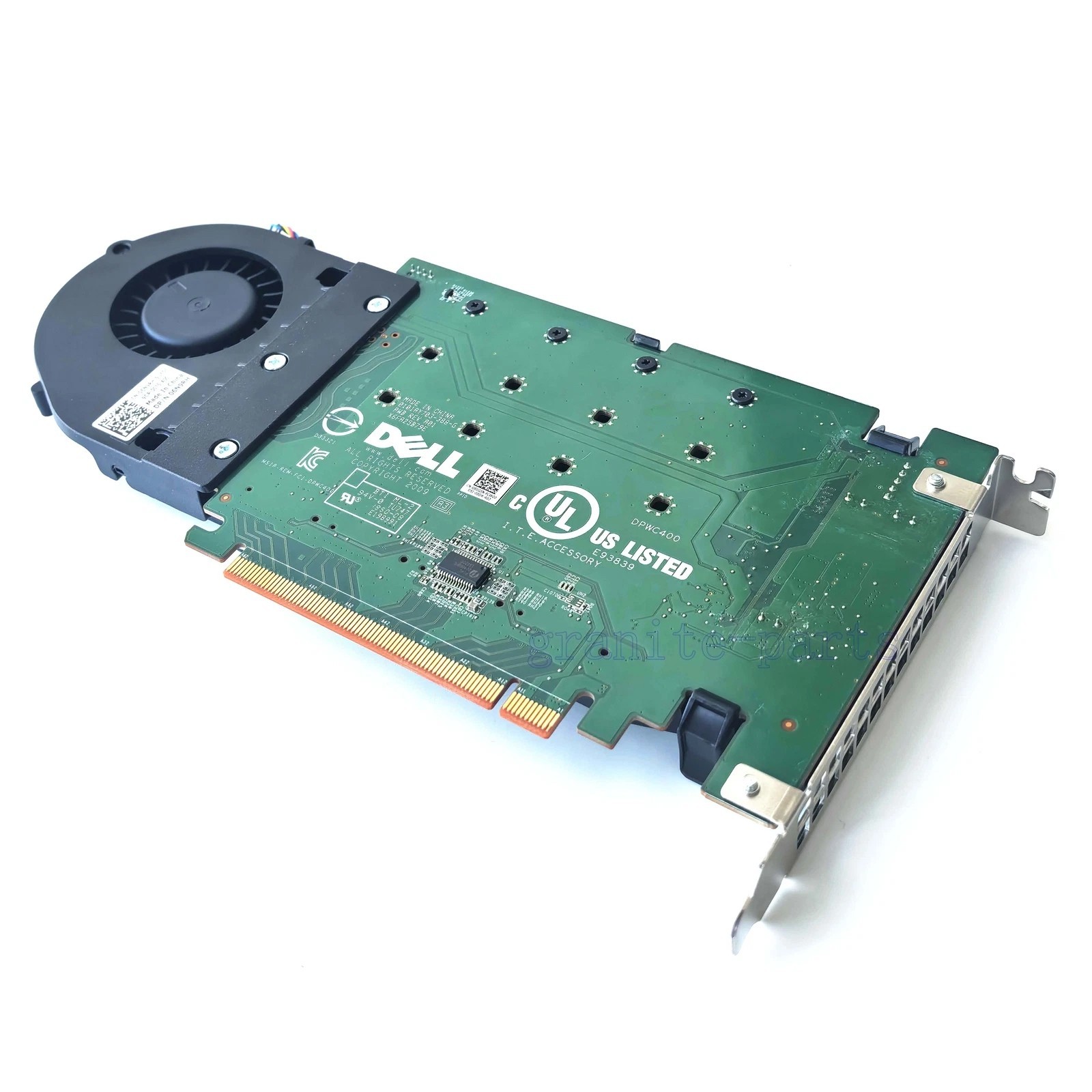 Dell Ultra Speed 4X M.2 NVMe SSDs to X16 PCIe Adapter Card 80G5N 6N9RH TX9JH