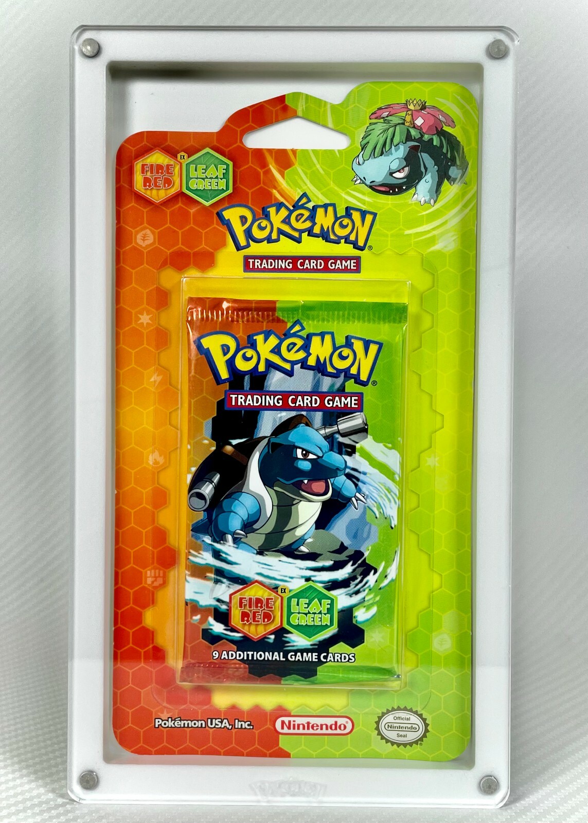 Pokemon Booster BLISTER Pack Acrylic CASE Protective Magnetic display Case