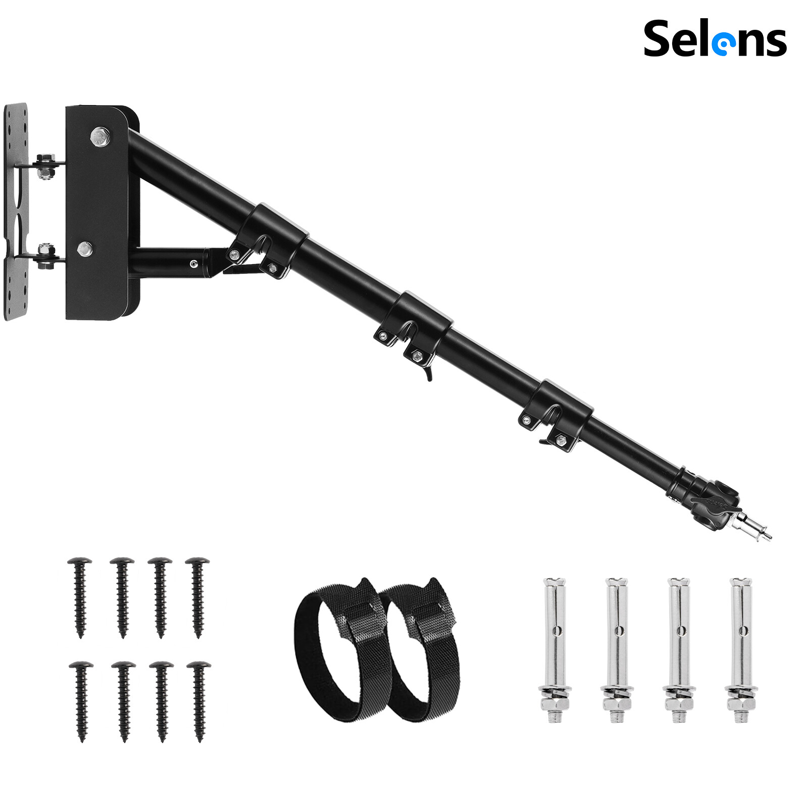 Selens 39" Wall Mounting Boom Arm Triangle For Photography Light Moonlight Video