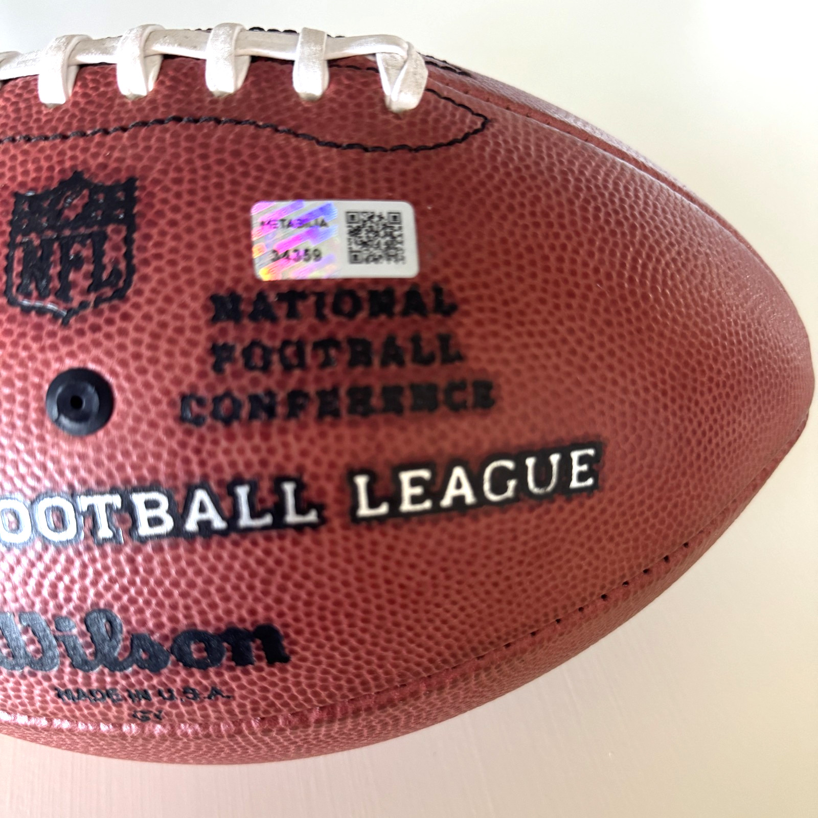 Mike Evans GAME USED💪Signed + Inscribed Ball Tampa Bay Buccaneers 24-25 Season