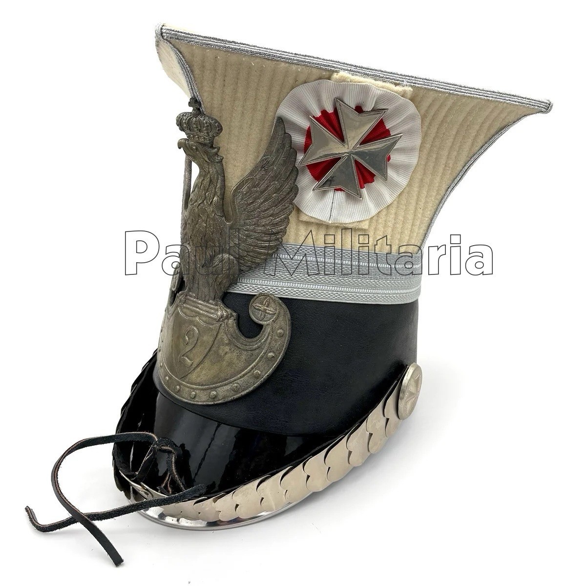 Napoleonic White Czapka 2nd Uhlan Regiment, Kingdom of Poland