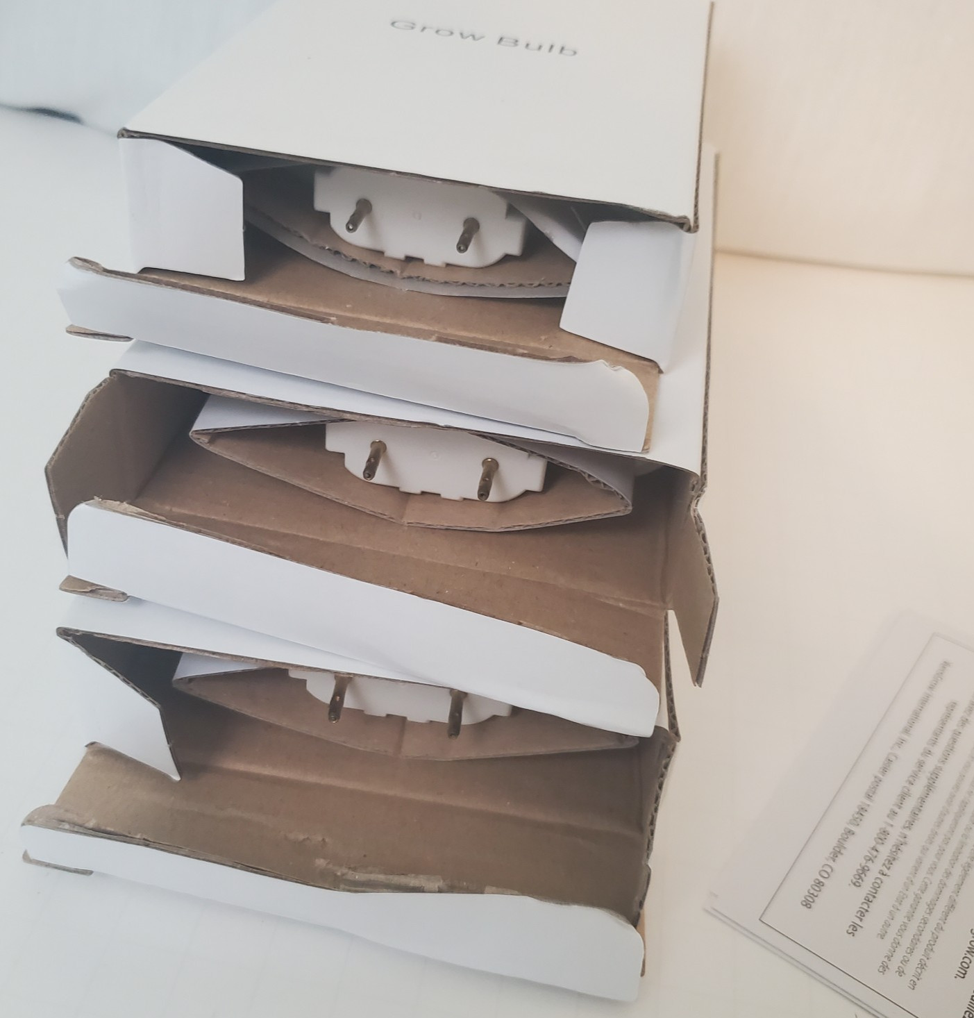 AeroGarden Deluxe Grow Bulbs Compact Fluorescent 3 Per Box 100633