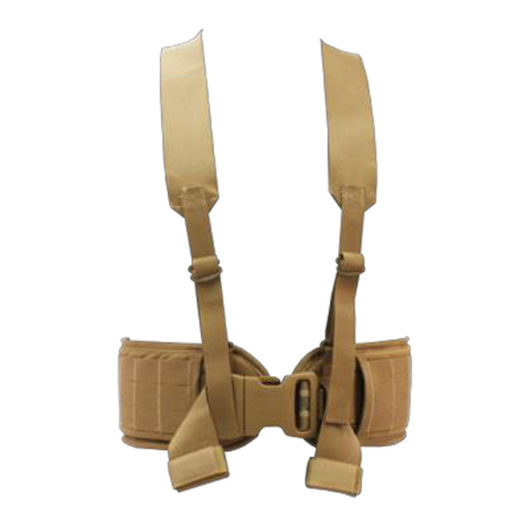 USMC Coyote Sub Belt With Suspenders MEDIUM War Belt