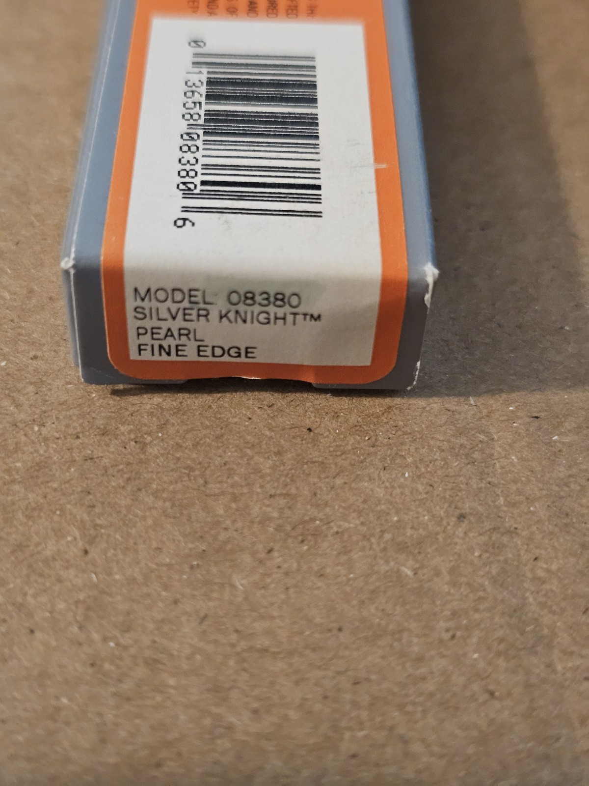 Gerber Silver Knight 8380 Pearl Lockback Blade Folding Knife Japan Early 2000s