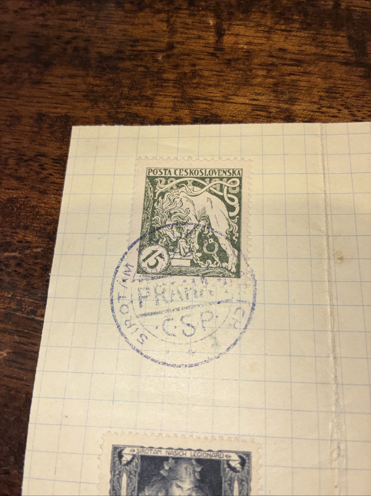 Czechoslovakia 1919 -Legionnaires- Widows and Orphans -Michel 34-40 Used W Postm