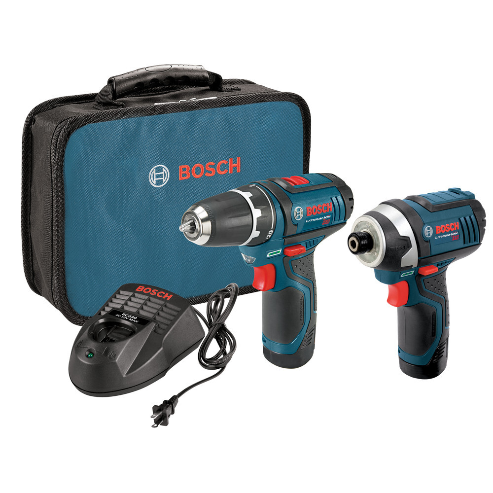 Bosch CLPK22120RT 12V Max Li-Ion 2-Tool Combo Kit Certified Refurbished