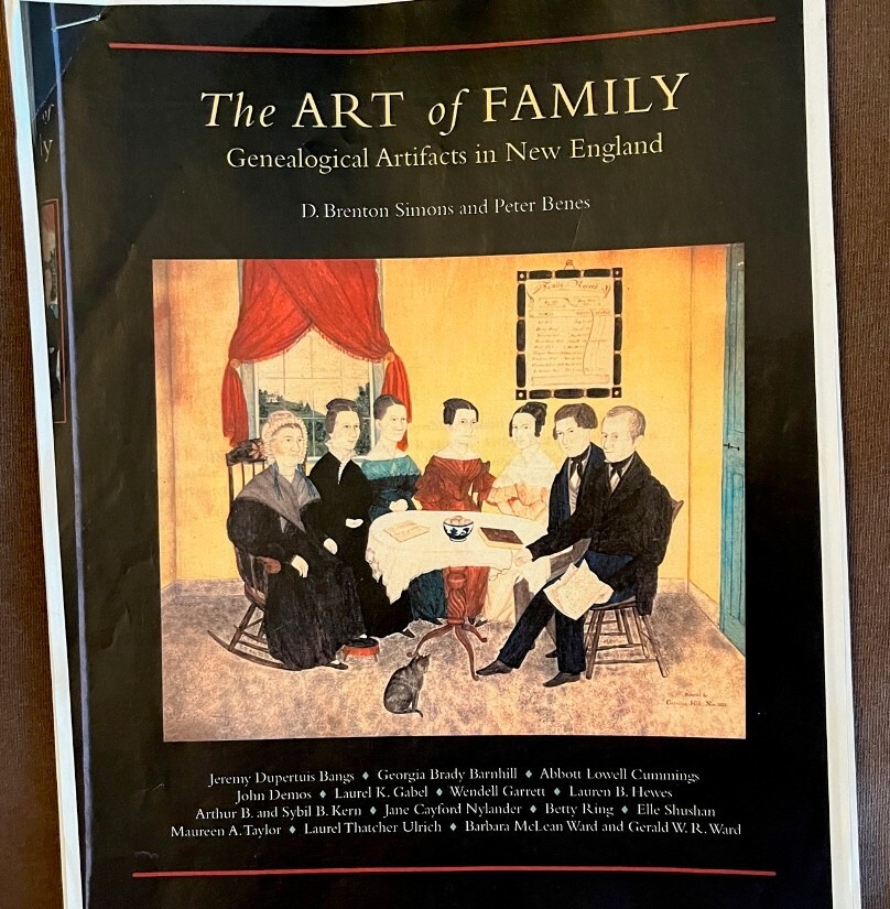 1830 Family Record Antique Silhouette Very RARE