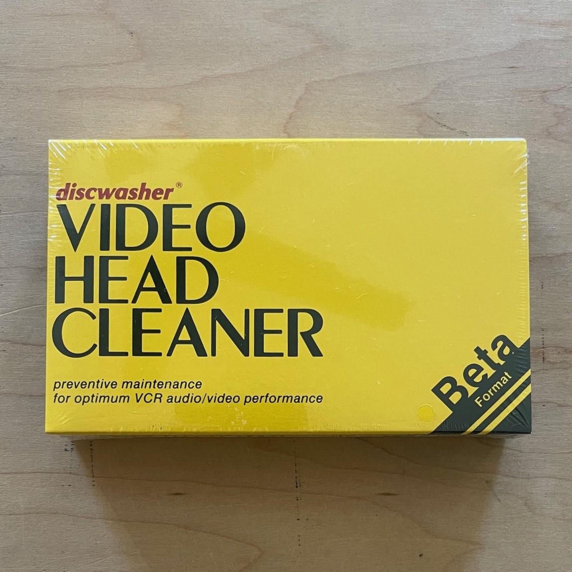 Discwasher Betamax VIDEO HEAD CLEANER New in Box Sealed Beta VCR Maintenance
