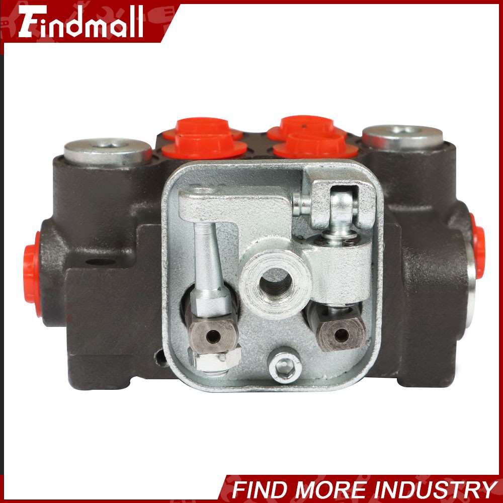 2 Spool 11GPM Hydraulic Control Valve Double Acting Tractor Loader W/Joystick