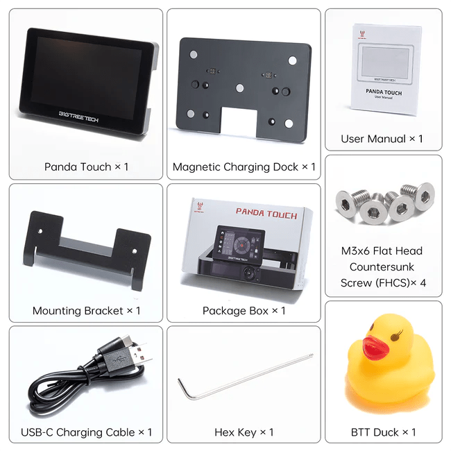 BTT Panda Touch 5-inch Touchscreen Display for Bambu Labs P1 X1 A1 P1P etc. Prin