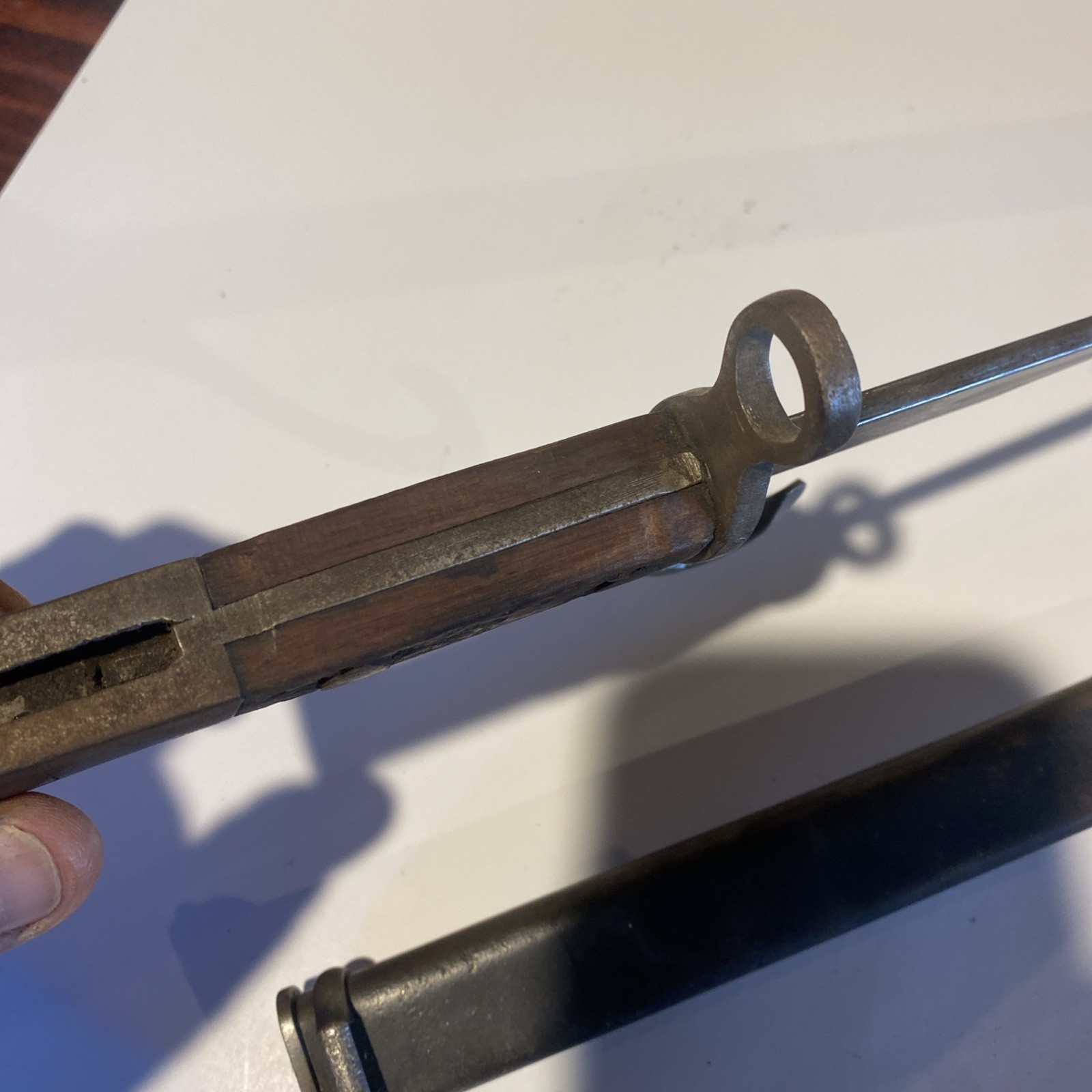 WW2 Japanese Type 30 Arisaka Bayonet + Scabbard