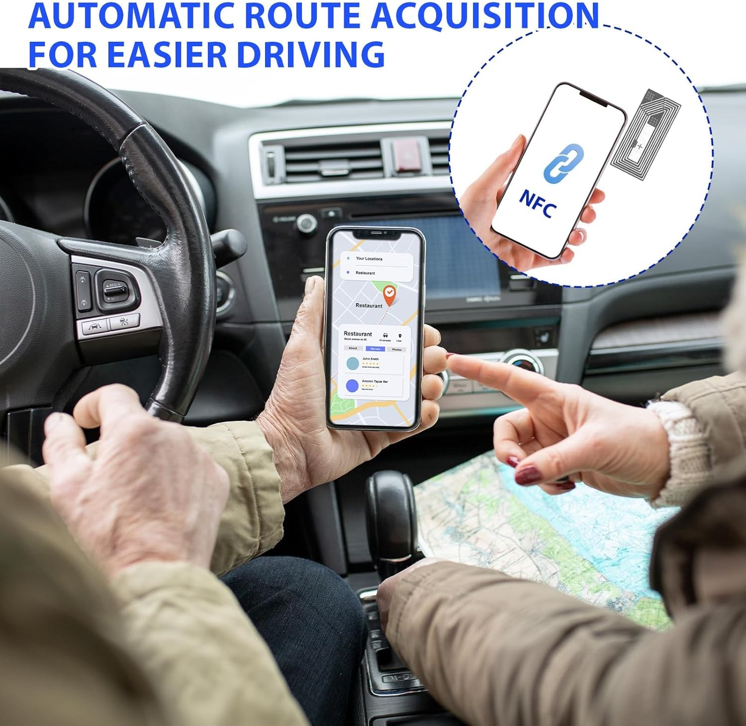 40 Pcs NFC Tags Sticker with Original NTAG213 Chip NFC Stickers Adhesive Labels