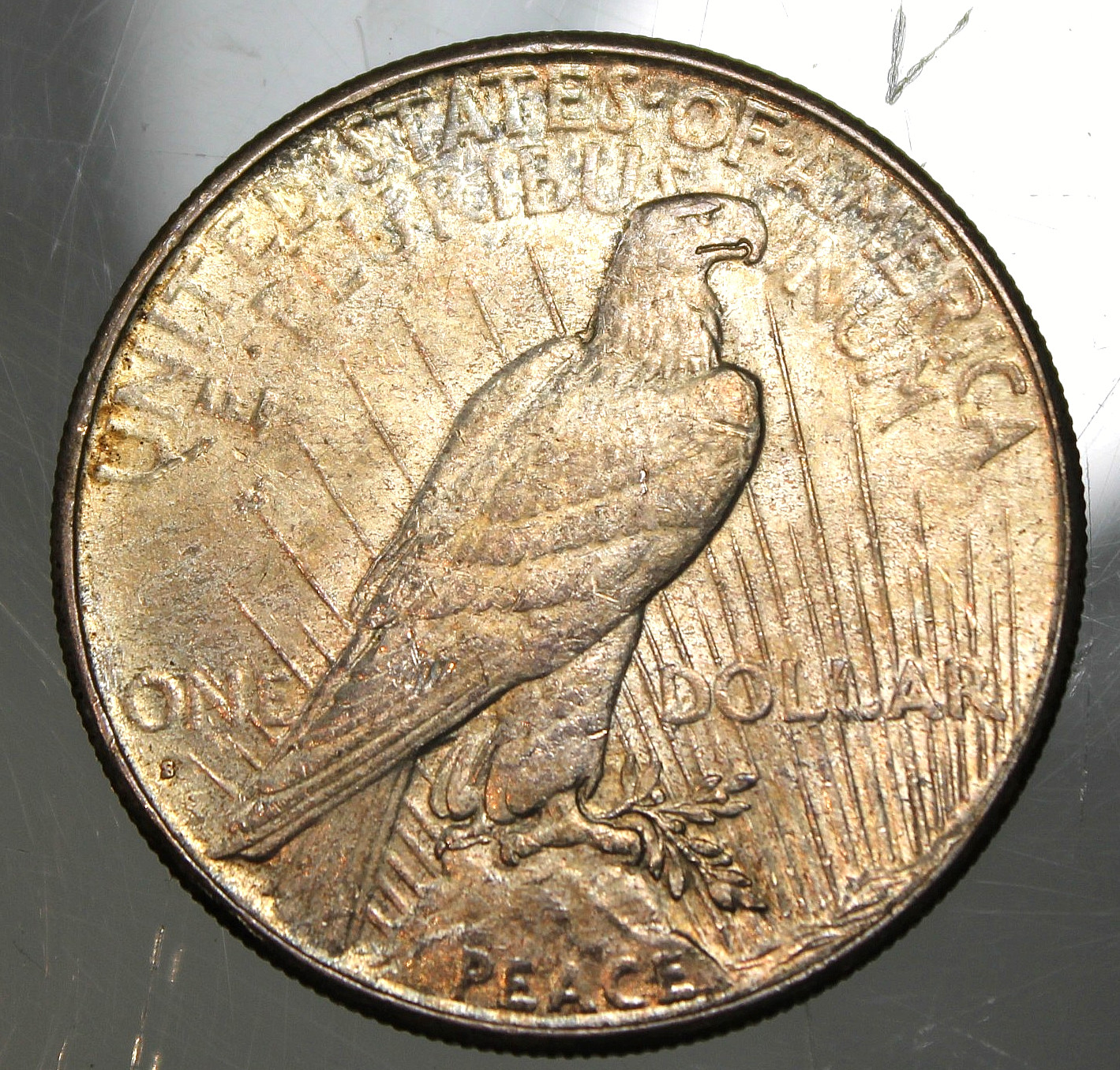 1928 S Peace Silver Dollar - Nice AU !!