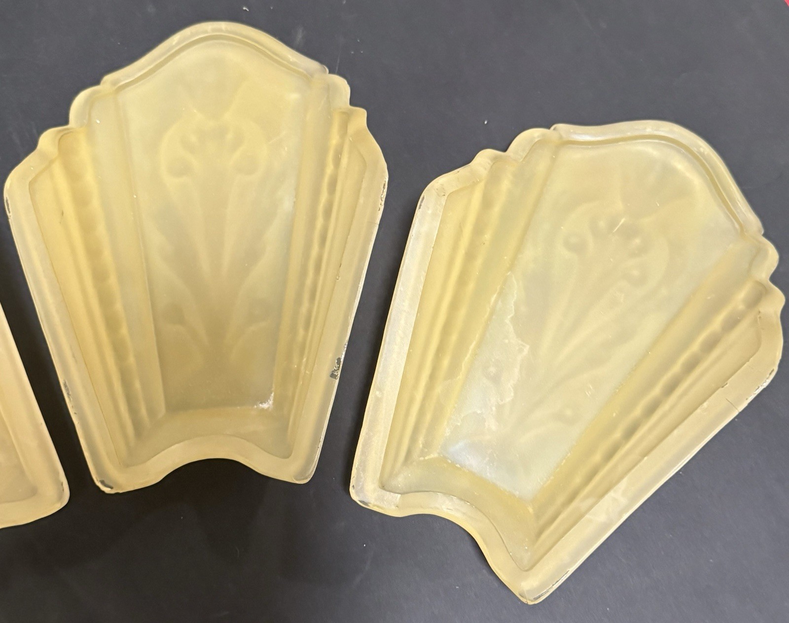 Art Deco Virden Berkely Slip Shades Total of 3 Available