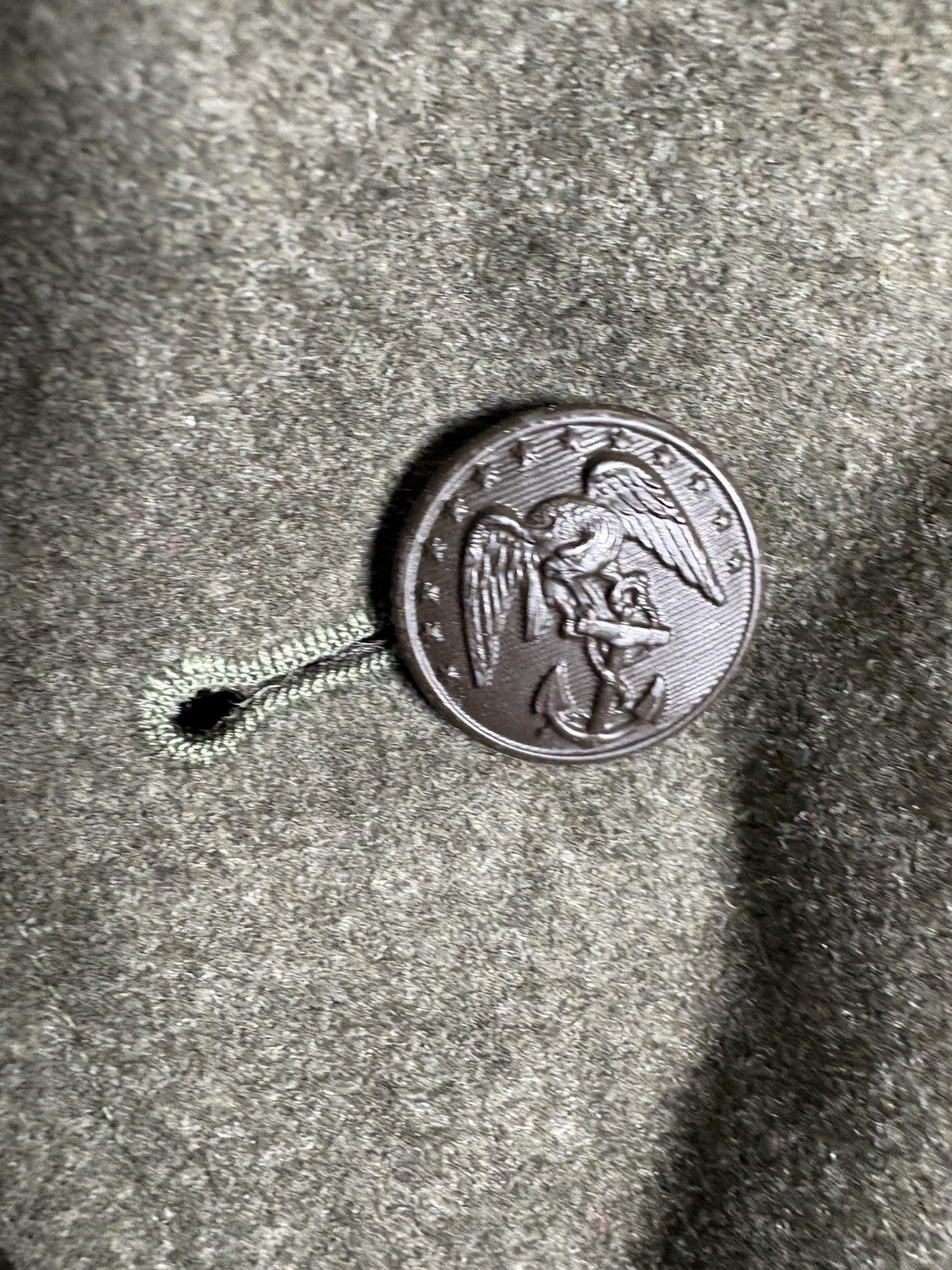 WWII USMC Overcoat 1942-43 Quartermaster 4-L Long Wool Coat