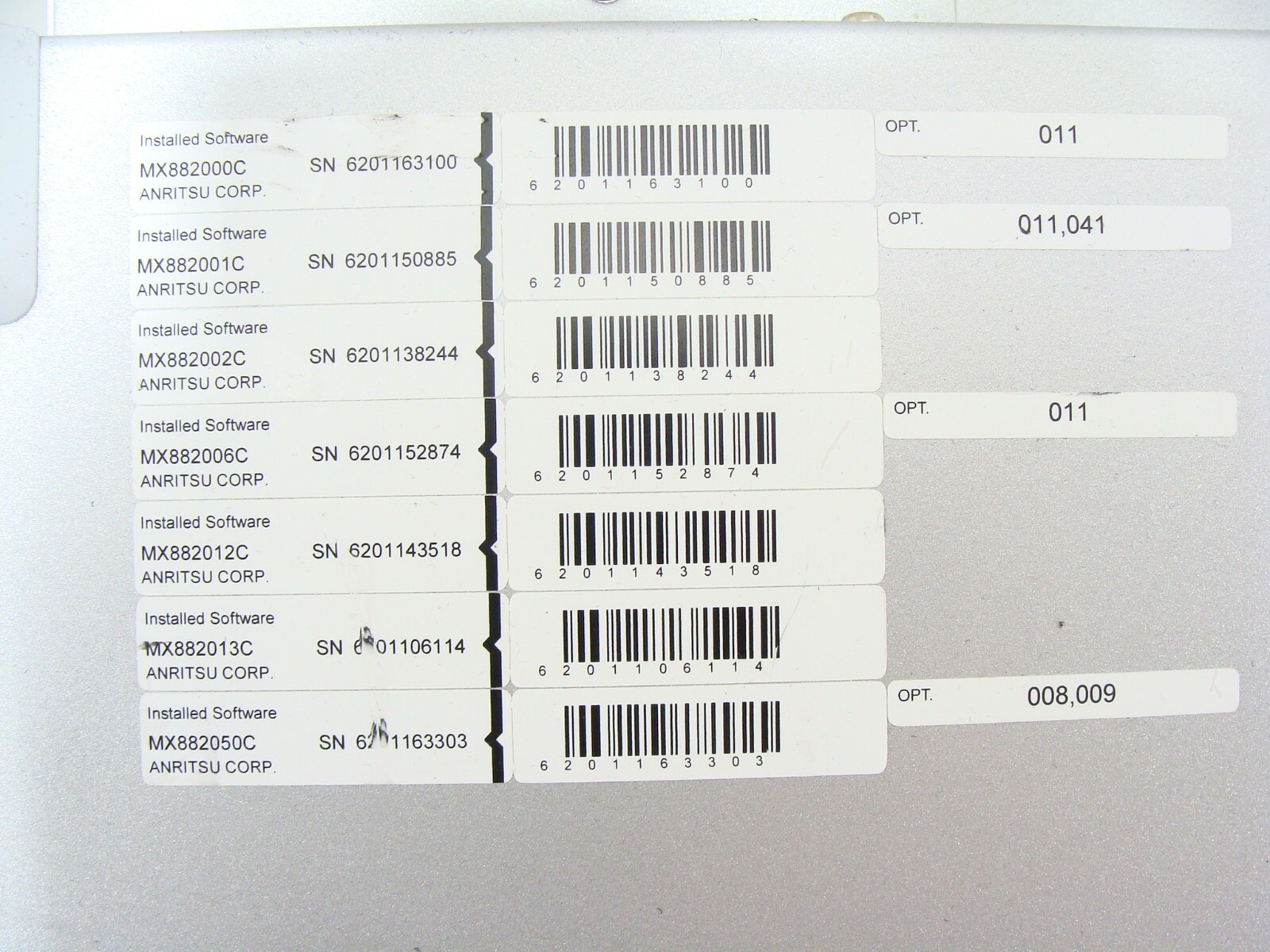 Anritsu MT8820C Radio Communication Analyzer + LTE FDD / TDD & Spectrum Monitor