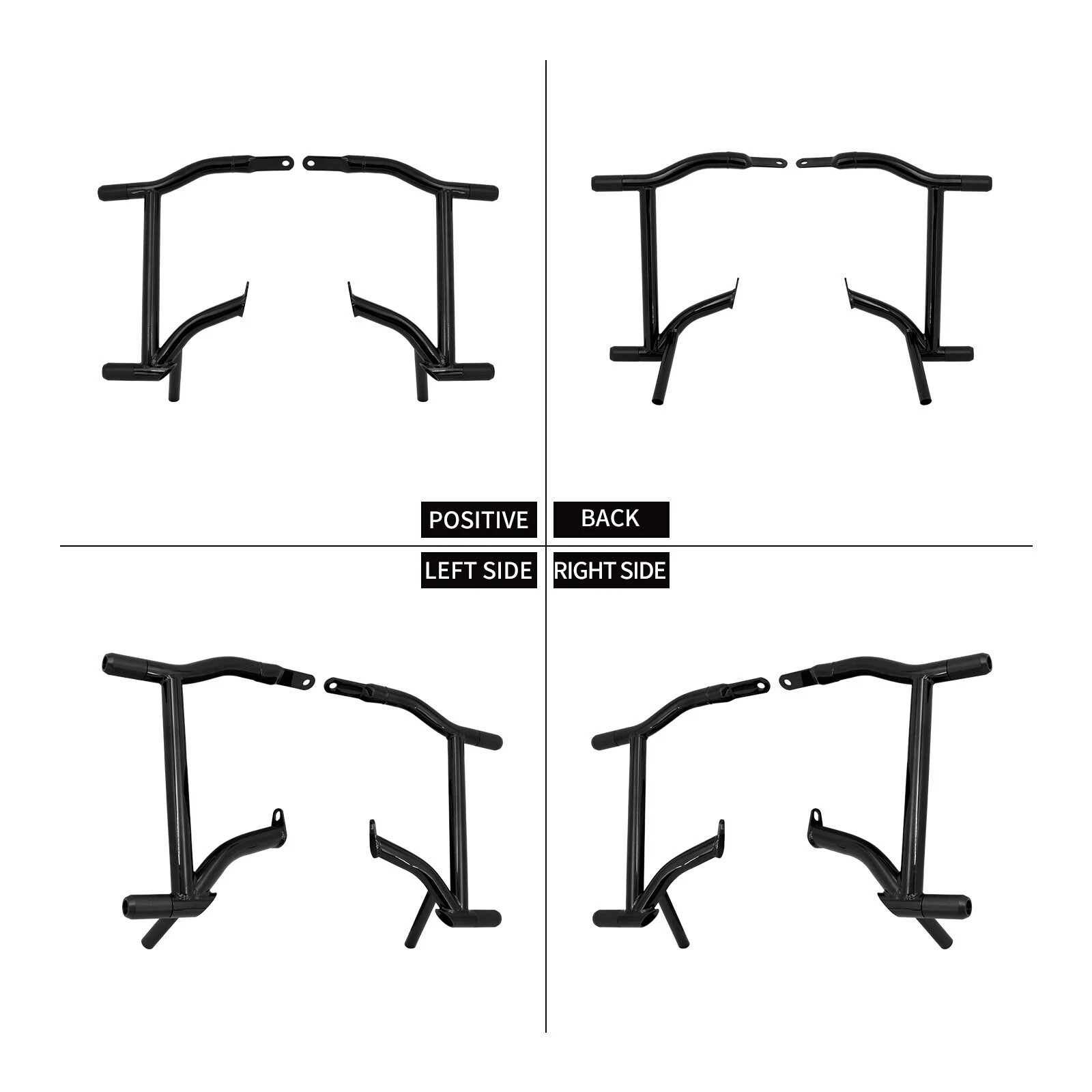 Saddlebag Support Guard Crash Bar For 2009-2025 Harley Touring Street Road Glide